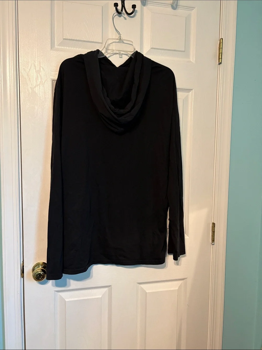Polo by Ralph Lauren Black Hooded Long Sleeve Tee